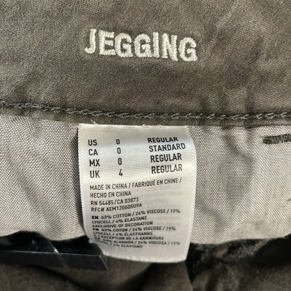 AE Olive Super Stretch Jeggings - Picture 4 of 4